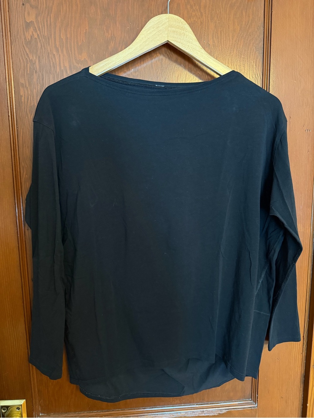 lululemon athletica Black Long Sleeve Crew Neck Top